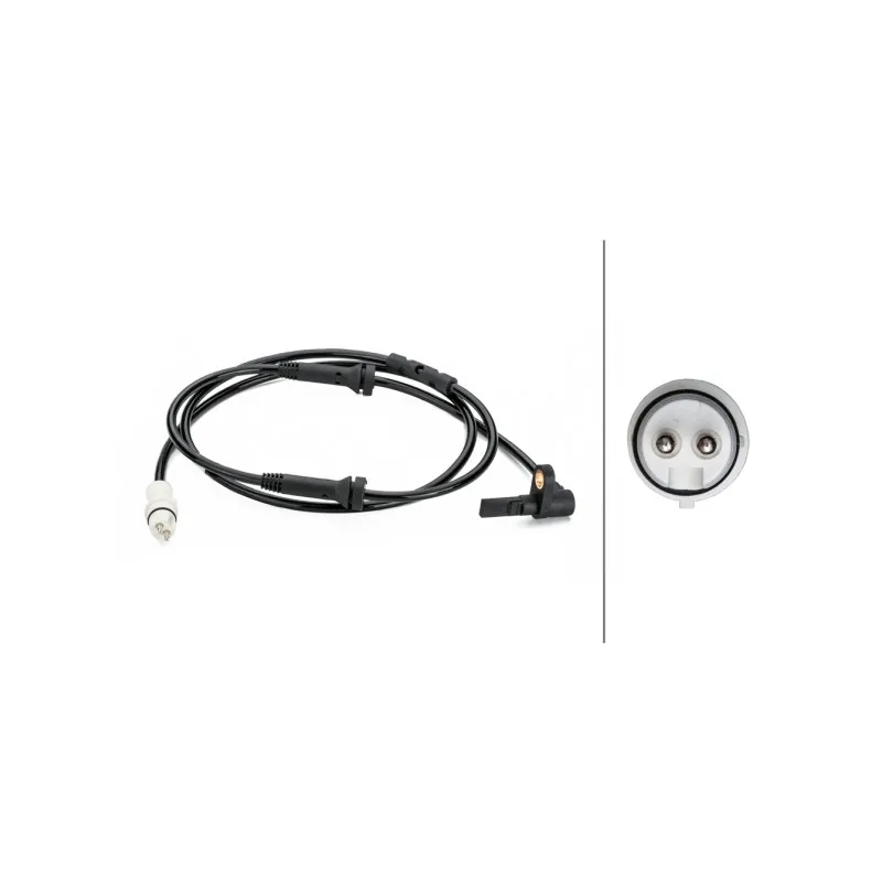 Capteur, vitesse de roue avant droit HELLA 6PU 012 806-511