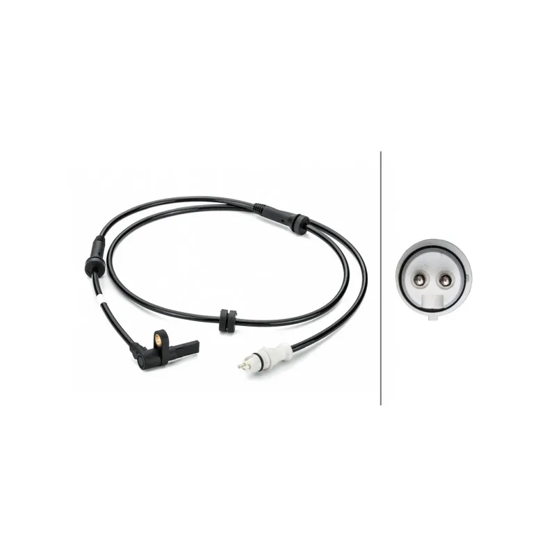 Capteur, vitesse de roue avant gauche HELLA 6PU 012 806-521
