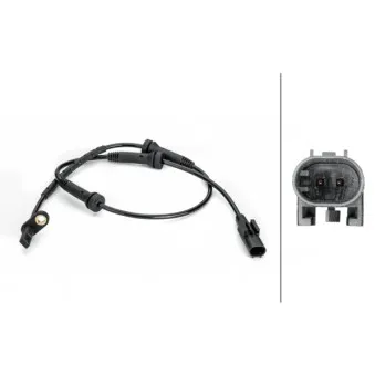 Capteur, vitesse de roue HELLA 6PU 012 806-541