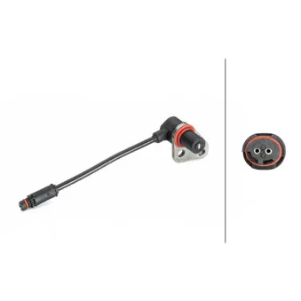 Capteur, vitesse de roue avant droit HELLA 6PU 012 806-551