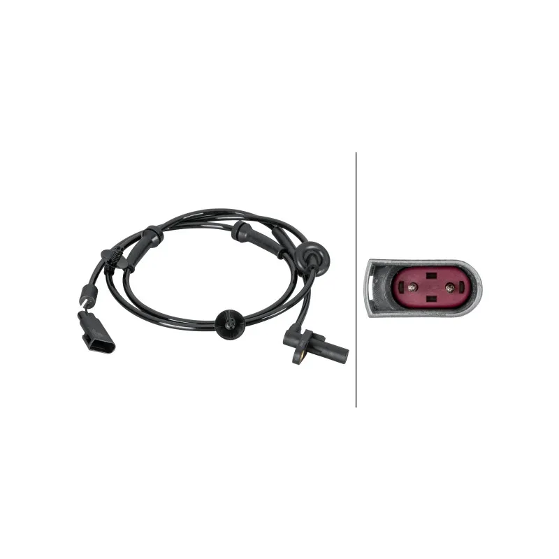 Capteur, vitesse de roue HELLA 6PU 012 806-621
