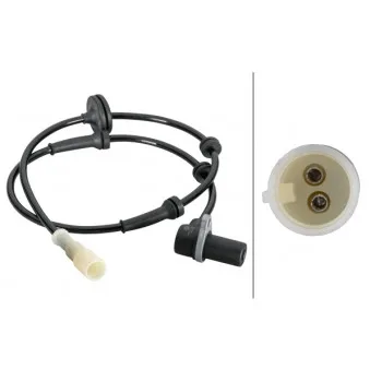 Capteur, vitesse de roue avant droit HELLA 6PU 012 806-641