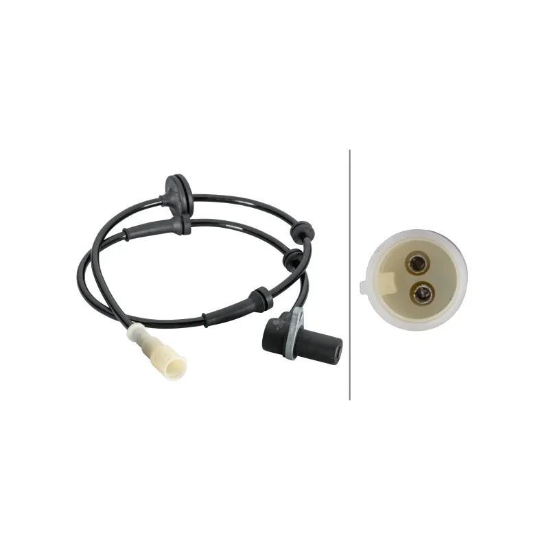 Capteur, vitesse de roue avant droit HELLA 6PU 012 806-641
