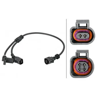 Capteur, vitesse de roue HELLA 6PU 012 806-661