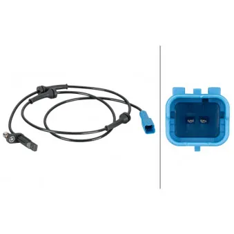 Capteur, vitesse de roue HELLA 6PU 012 806-701
