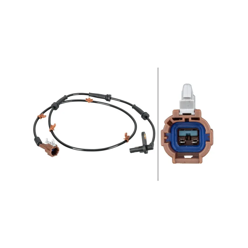 Capteur, vitesse de roue HELLA 6PU 012 806-741