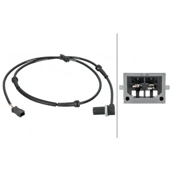 Capteur, vitesse de roue HELLA 6PU 012 806-831