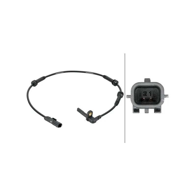 Capteur, vitesse de roue HELLA 6PU 012 806-861
