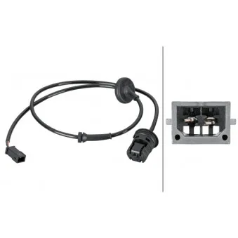 Capteur, vitesse de roue HELLA 6PU 012 806-901