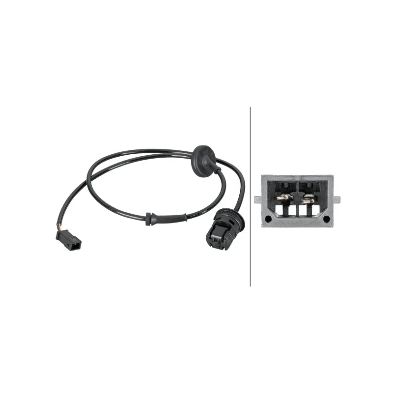 Capteur, vitesse de roue HELLA 6PU 012 806-901