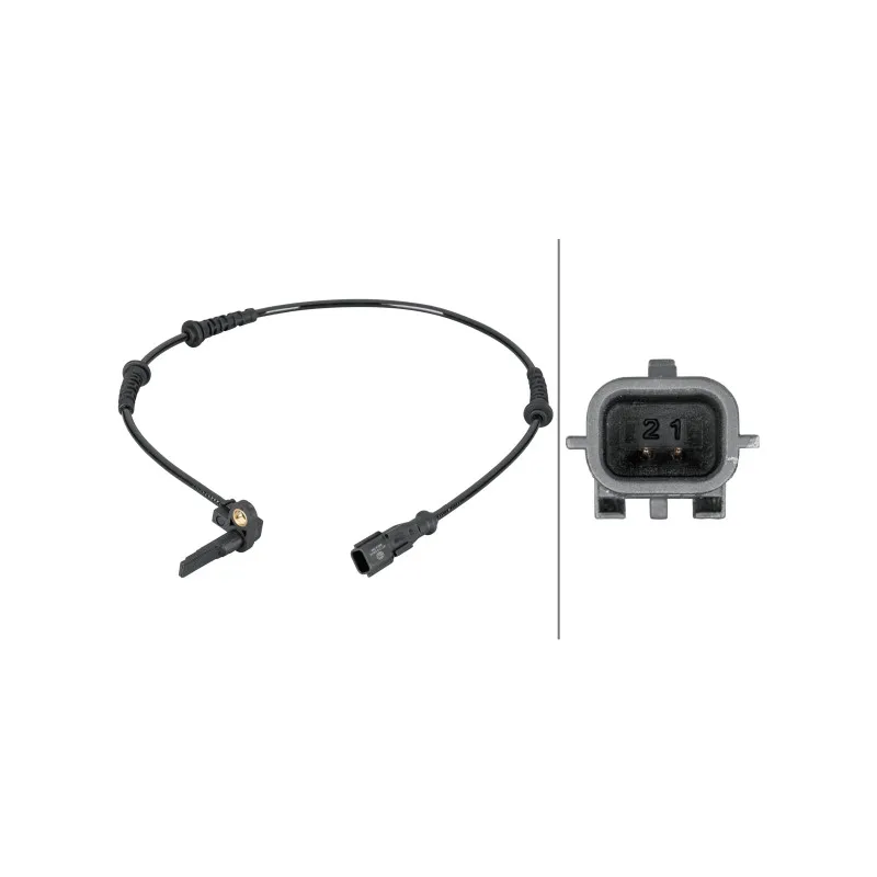 Capteur, vitesse de roue HELLA 6PU 012 806-941