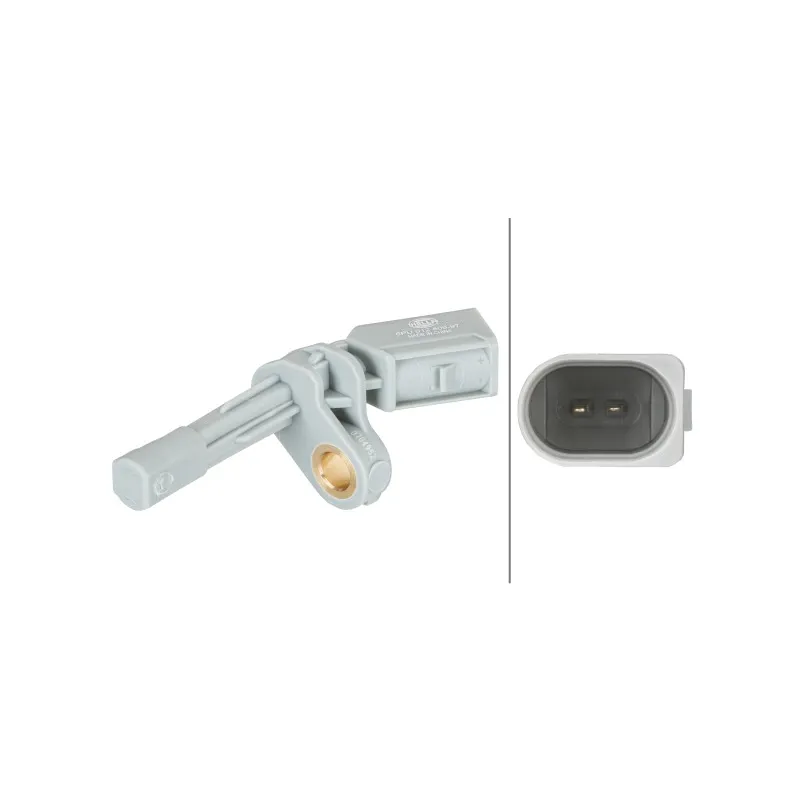 Capteur, vitesse de roue arrière gauche HELLA 6PU 012 806-971