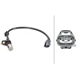 Capteur d'angle, vilebrequin HELLA 6PU 013 122-761