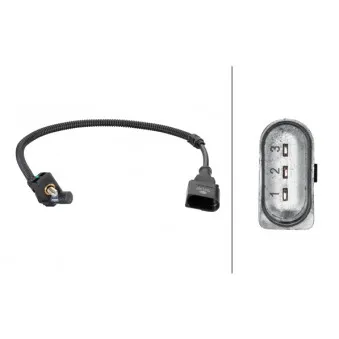 Capteur d'angle, vilebrequin HELLA 6PU 013 122-881