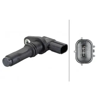 Capteur d'angle, vilebrequin HELLA 6PU 013 122-891