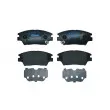 Jeu de 4 plaquettes de frein avant HELLA 8DB 355 025-741 - Visuel 2