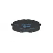 Jeu de 4 plaquettes de frein avant HELLA 8DB 355 025-791 - Visuel 3