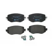 Jeu de 4 plaquettes de frein avant HELLA 8DB 355 025-851 - Visuel 2