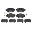 Jeu de 4 plaquettes de frein avant HELLA 8DB 355 032-091 - Visuel 2