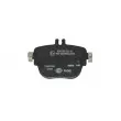 Jeu de 4 plaquettes de frein arrière HELLA 8DB 355 032-161 - Visuel 3