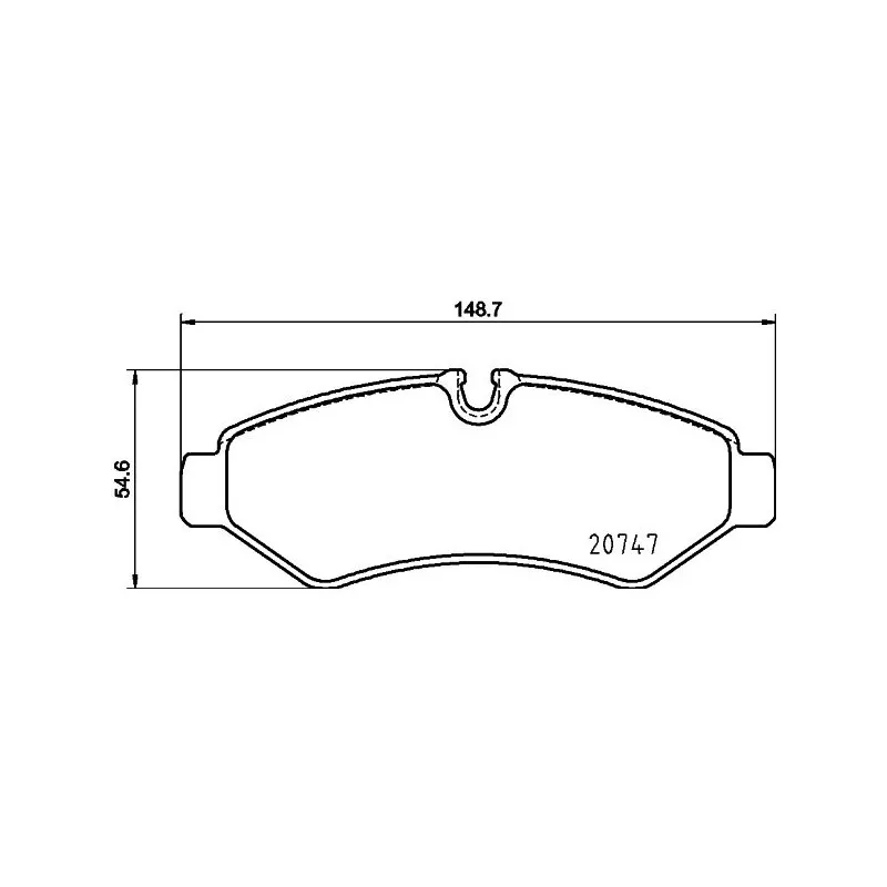 Jeu de 4 plaquettes de frein arrière HELLA 8DB 355 036-861