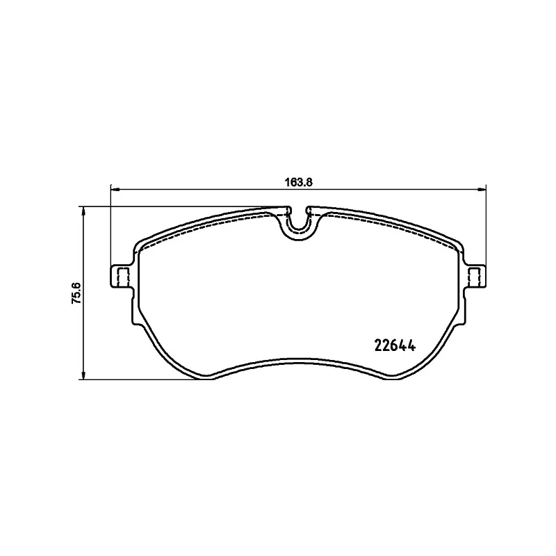 Jeu de 4 plaquettes de frein avant HELLA 8DB 355 037-731