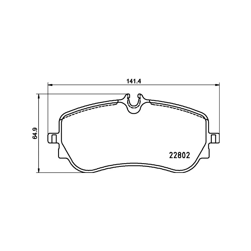 Jeu de 4 plaquettes de frein arrière HELLA 8DB 355 037-751