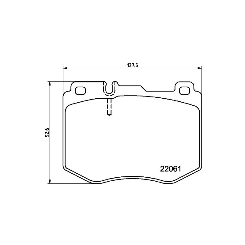 Jeu de 4 plaquettes de frein avant HELLA 8DB 355 037-971