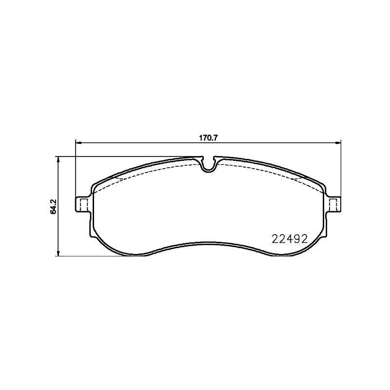 Jeu de 4 plaquettes de frein arrière HELLA 8DB 355 039-531