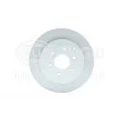 Jeu de 2 disques de frein arrière HELLA 8DD 355 131-391 - Visuel 2