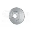 Jeu de 2 disques de frein avant HELLA 8DD 355 132-021 - Visuel 3