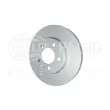 Jeu de 2 disques de frein avant HELLA 8DD 355 132-091 - Visuel 3