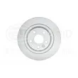 Jeu de 2 disques de frein arrière HELLA 8DD 355 132-121 - Visuel 2
