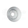 Jeu de 2 disques de frein arrière HELLA 8DD 355 132-181 - Visuel 3