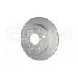 Jeu de 2 disques de frein arrière HELLA 8DD 355 132-191 - Visuel 3