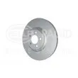 Jeu de 2 disques de frein avant HELLA 8DD 355 132-261 - Visuel 3