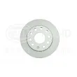 Jeu de 2 disques de frein arrière HELLA 8DD 355 132-281 - Visuel 2