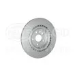 Jeu de 2 disques de frein arrière HELLA 8DD 355 132-601 - Visuel 3