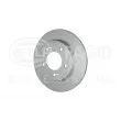 Jeu de 2 disques de frein arrière HELLA 8DD 355 132-611 - Visuel 3