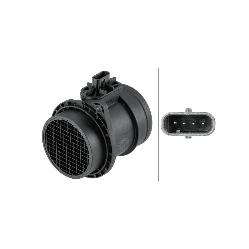 Débitmètre de masse d'air HELLA 8ET 358 095-251