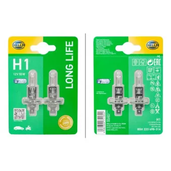 Ampoule, projecteur longue portée HELLA 8GH 223 498-314