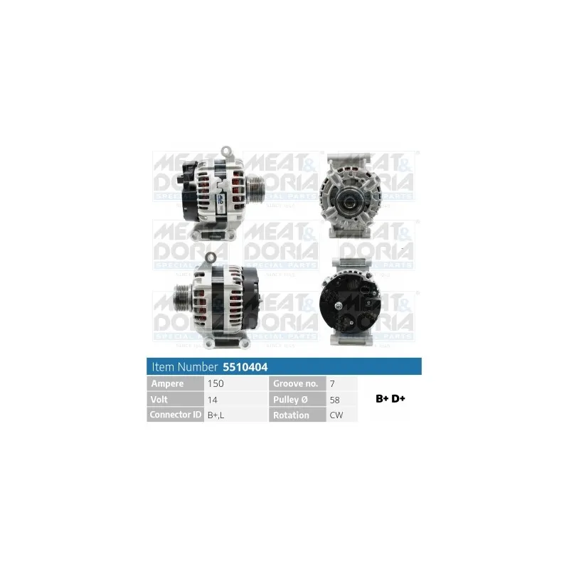Alternateur MEAT & DORIA 5510404