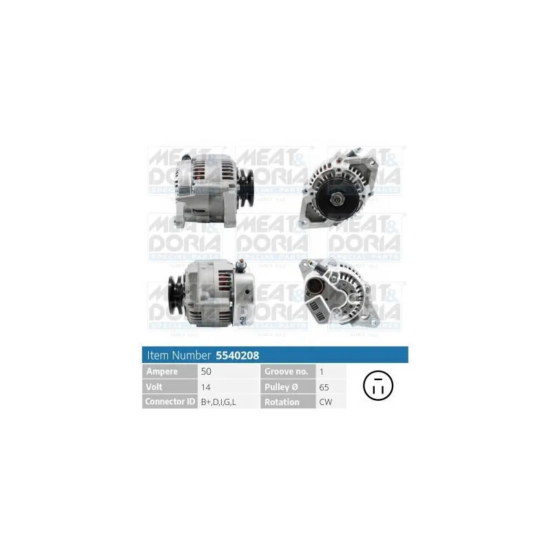 Alternateur MEAT & DORIA 5540208