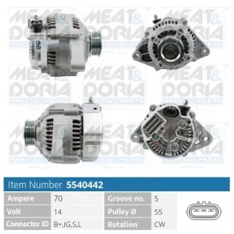Alternateur MEAT & DORIA 5540442