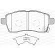 Jeu de 4 plaquettes de frein avant OPEN PARTS BPA1833.02 - Visuel 1