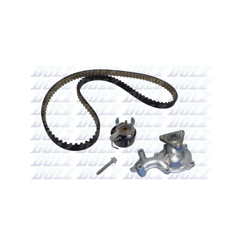 Pompe à eau + kit de courroie de distribution DOLZ KD177IO