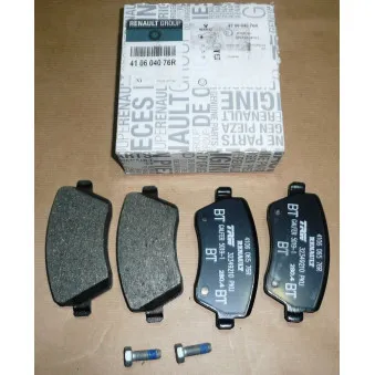 Jeu de 4 plaquettes de frein avant OE 410604076R