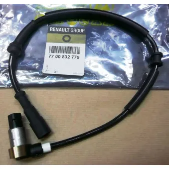 Capteur, vitesse de roue OE 7700832779