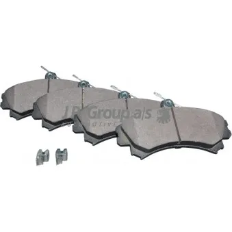 Jeu de 4 plaquettes de frein avant JP GROUP 6163600310