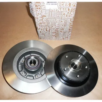 Jeu de 2 disques de frein arrière OE 7701208850